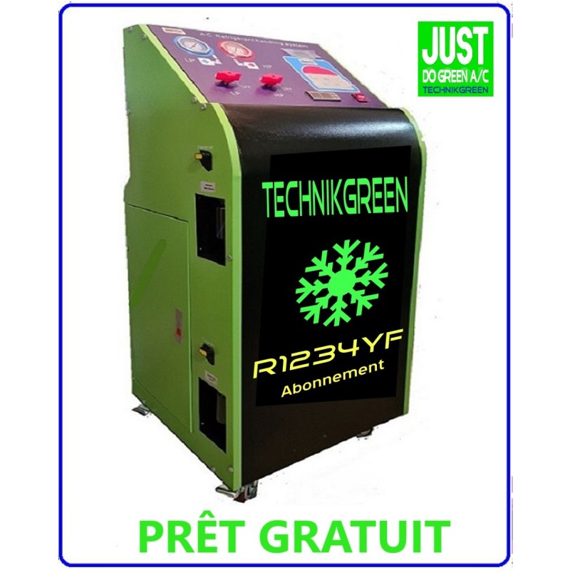 R1234YF TECHNIKGREEN ABONNEMENT AVEC STATION PRÊT GRATUIT